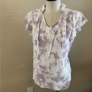 Purple Tie-Dye Women's Top sz S